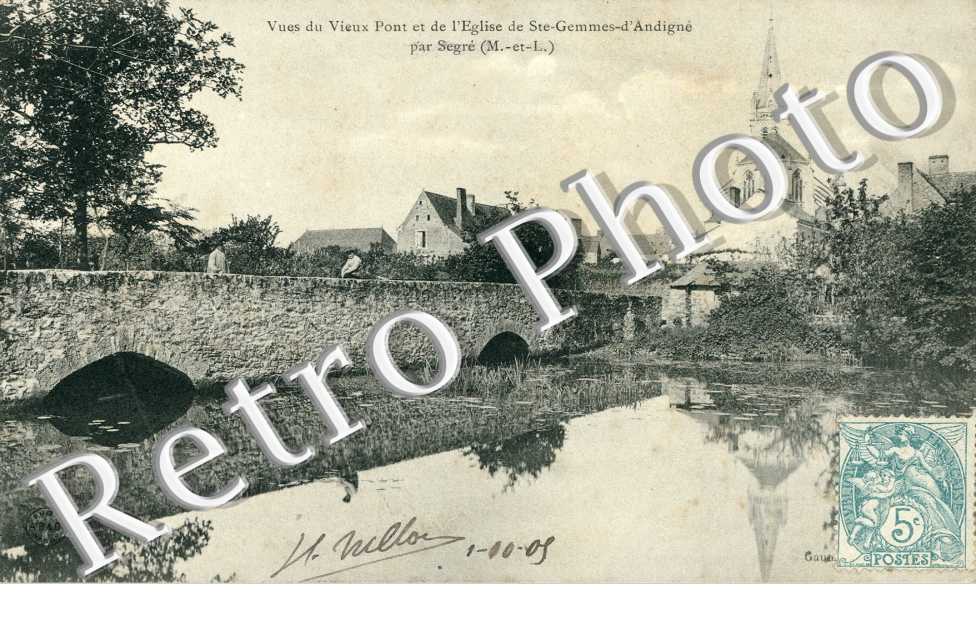 Vues du Vieux Pont et de l'Eglise