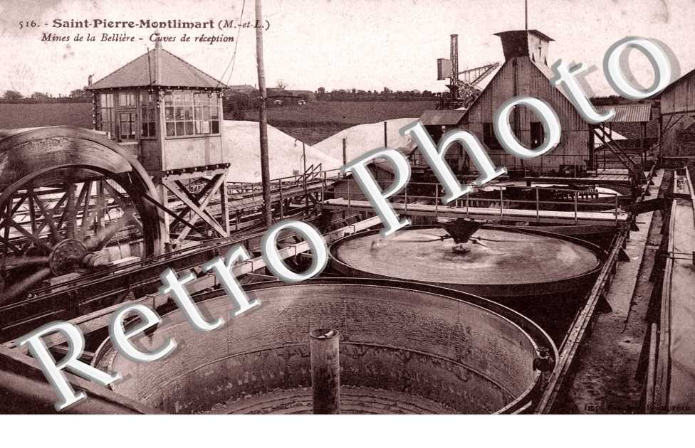 Mines de la Belliere, Cuves de reception