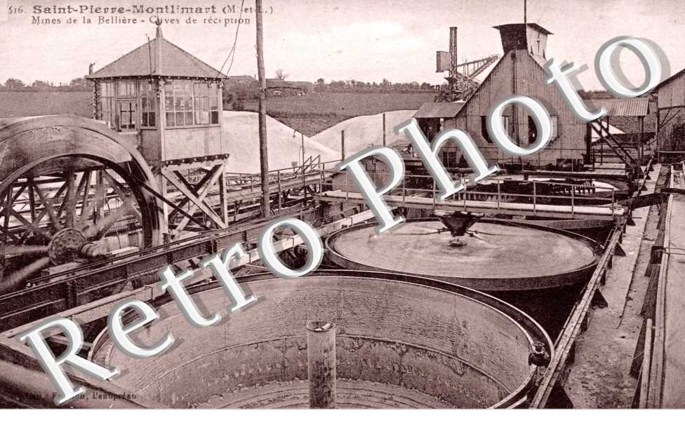 Mines de la Belliere, Cuves de reception