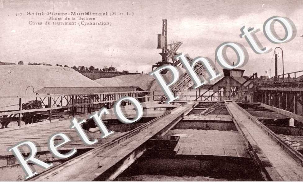 Mines de la Belliere, Cuves de traitement