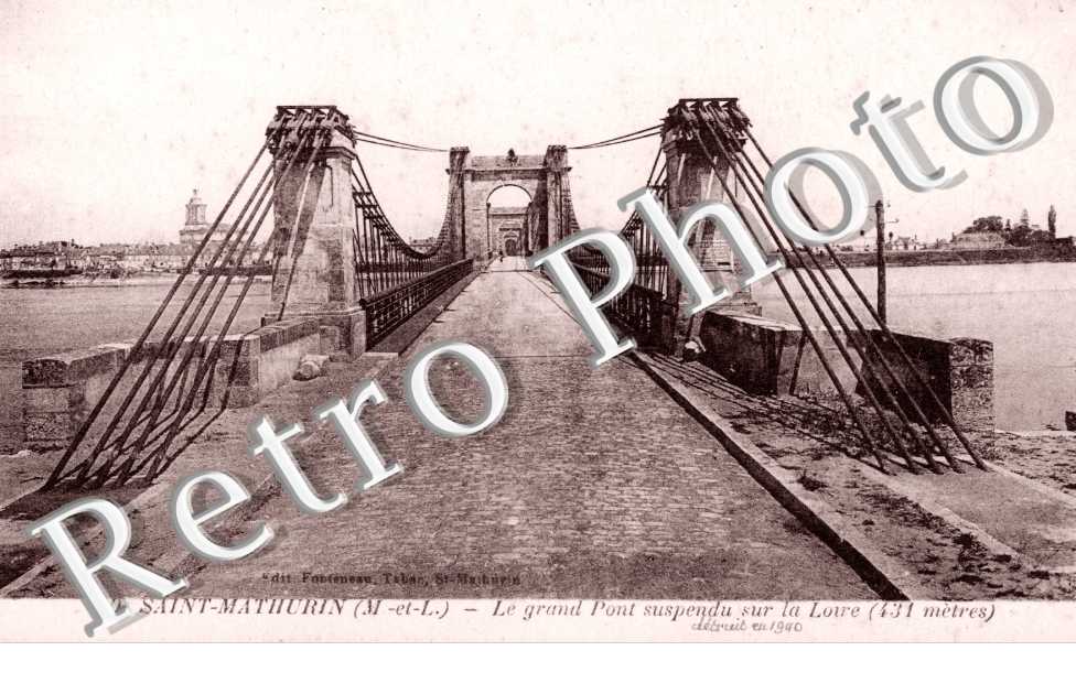 Le Grand Pont suspendu sur la Loire