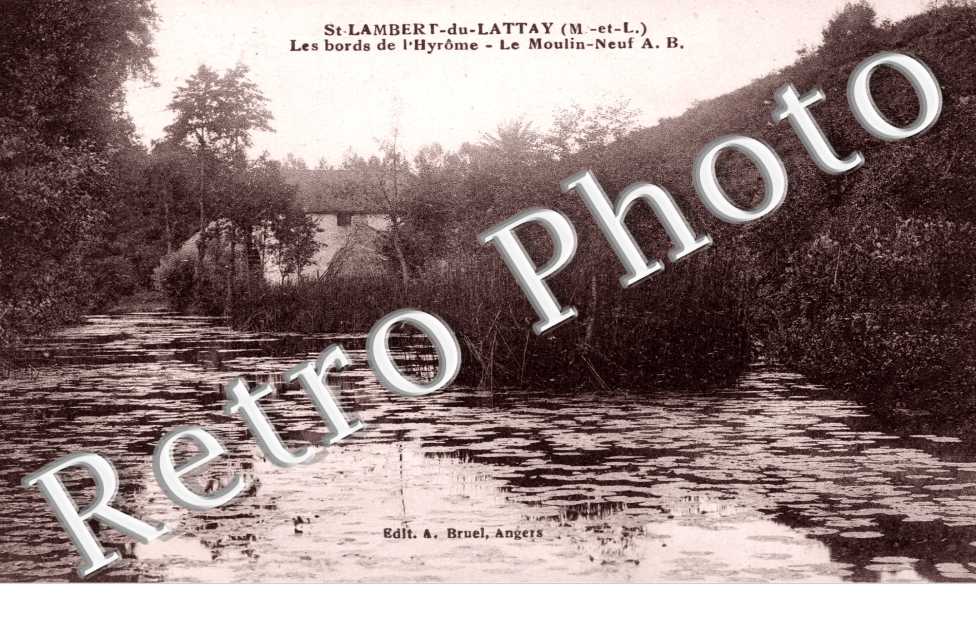 Les bords de l'Hyrome - le moulin-neuf