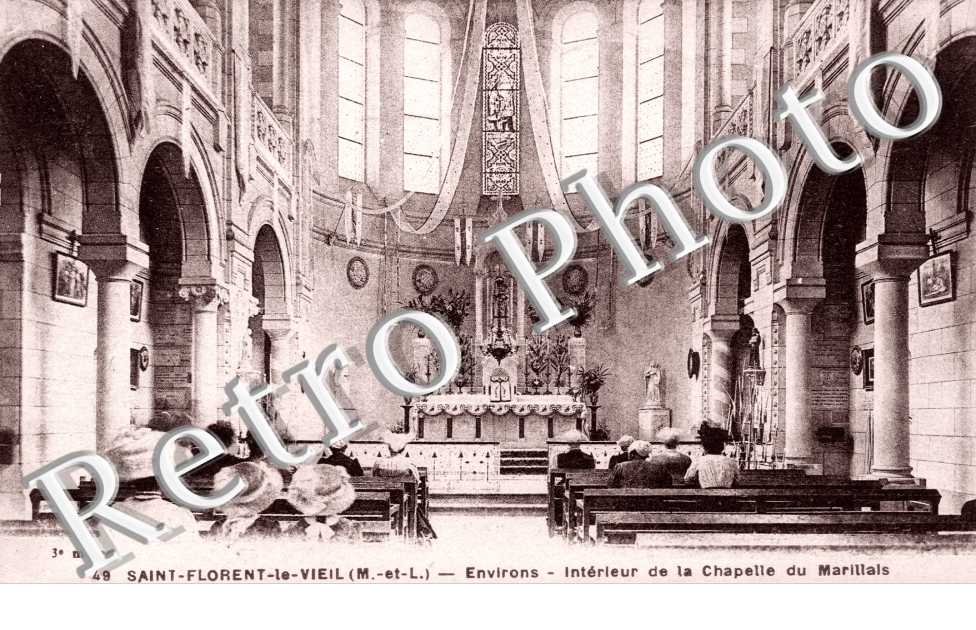 interieur de la chapelle du Marillais