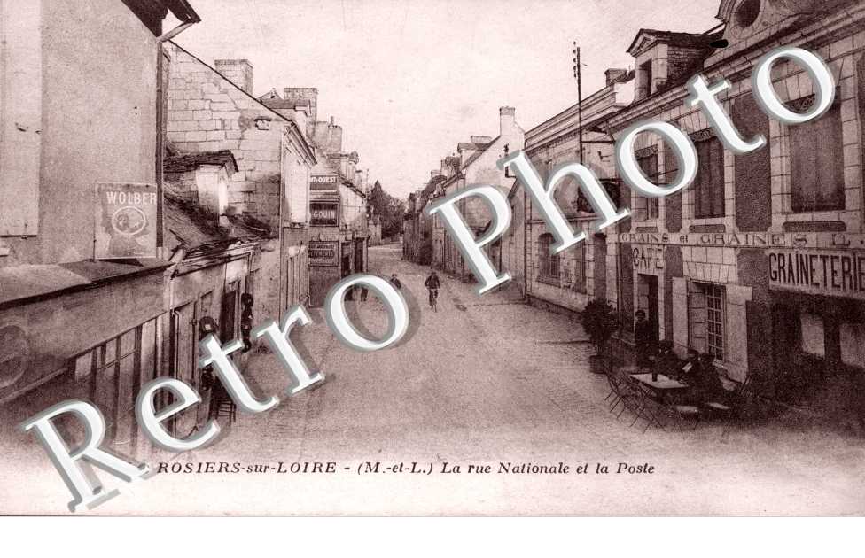 la rue nationale et la poste