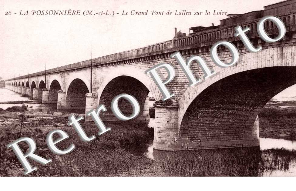 Le Grand Pont de Lalleu sur la Loire