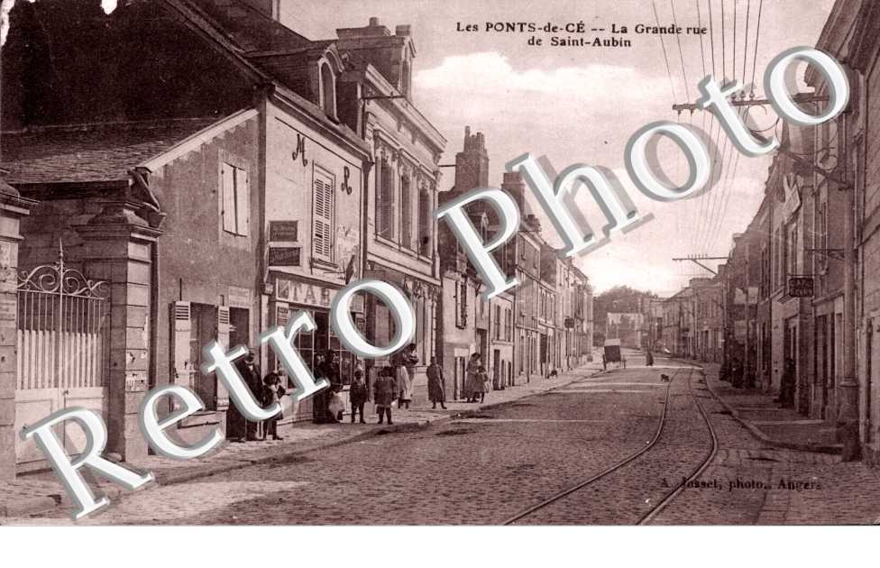 la grande rue de Saint-Aubin