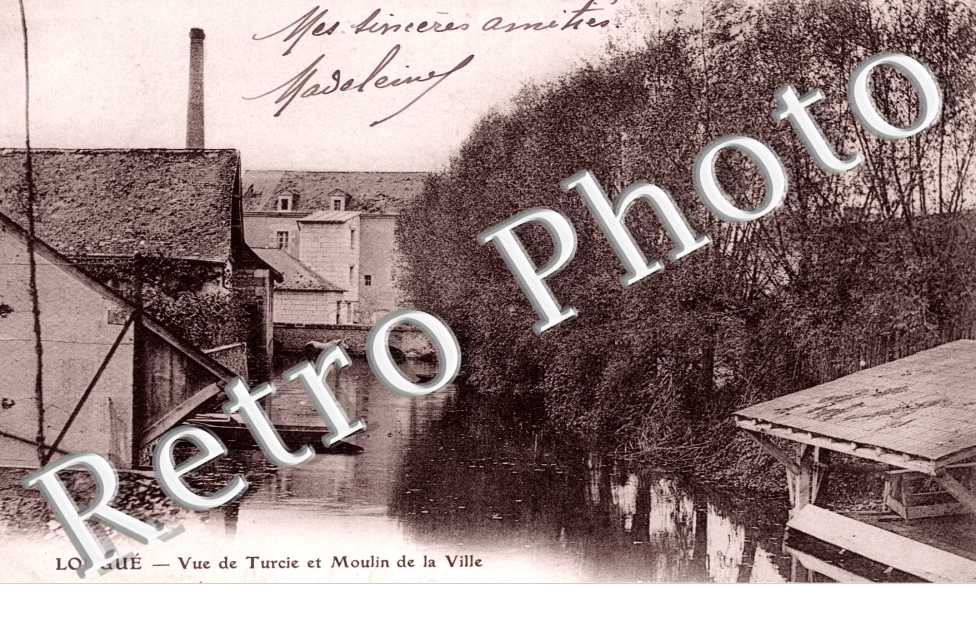 vue de Turcie et moulin de la ville