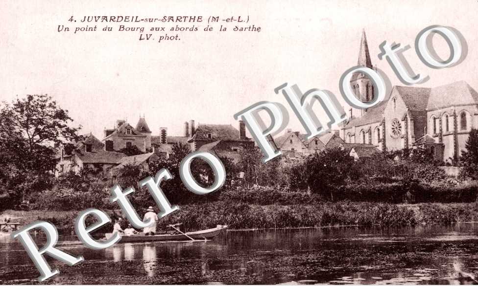 Un point du Bourg aux abords de la Sarthe