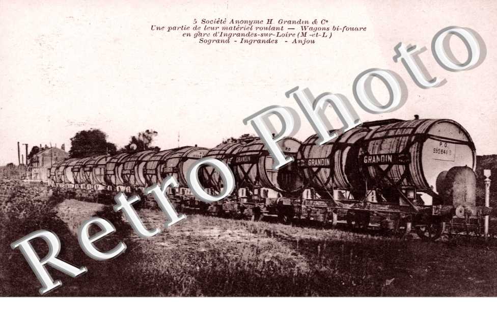 societe anonyme H.Grandin& cie - Une Partie de leur matériel Roulant