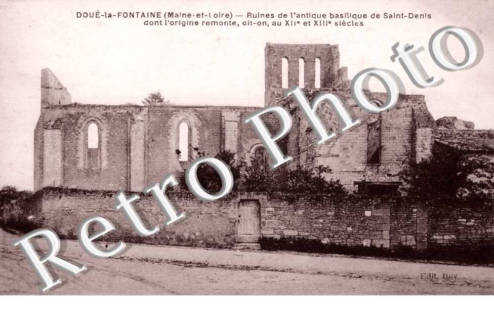 Ruines de l'Antique basilique de Saint Denis