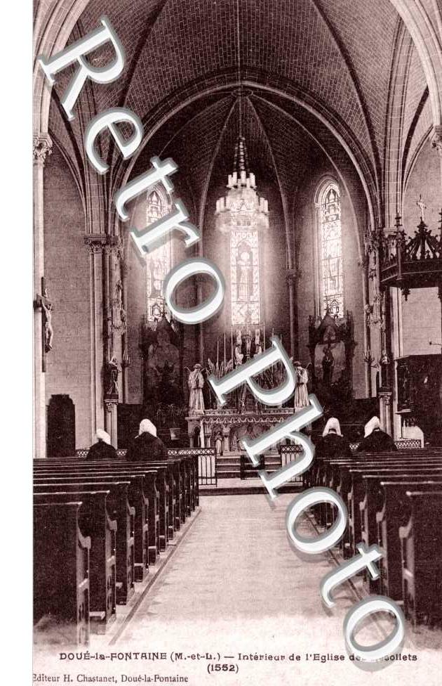 Interieur de l'Eglise des Recollets