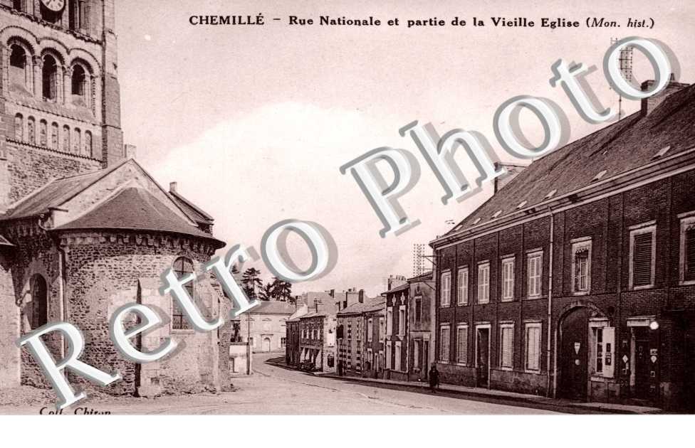 rue nationale et partie de la vieille eglise