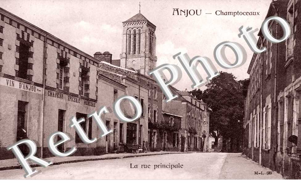 Anjou - La rue principale