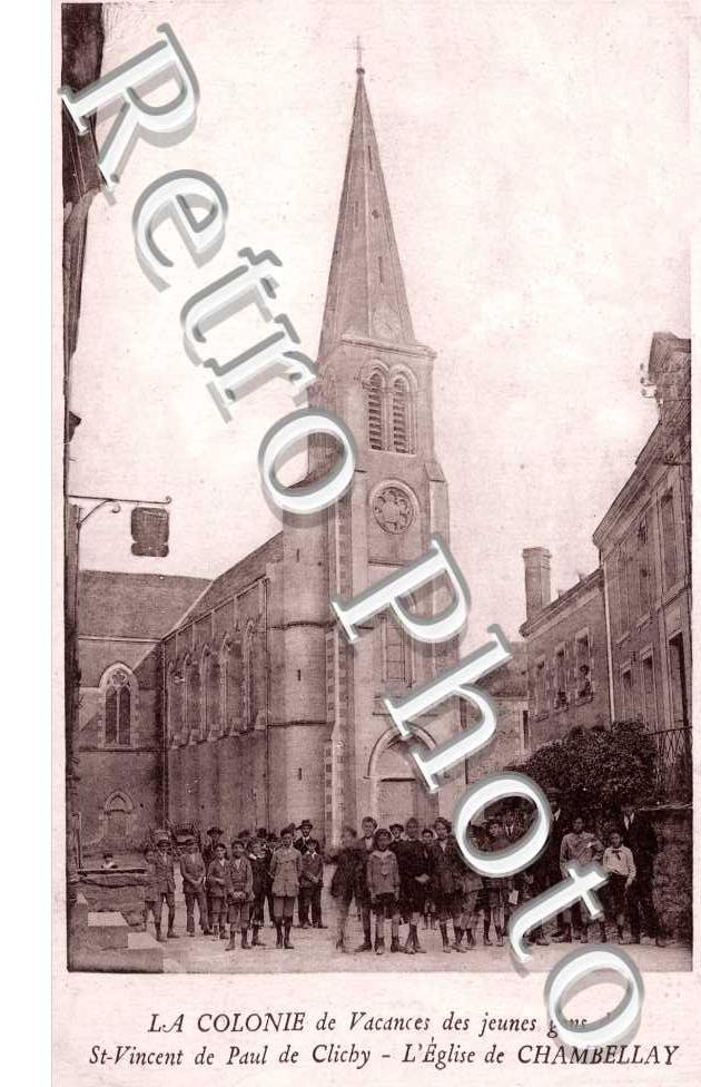 La Colonie de Vacances des jeunes gens de St Vincent de Paul de Clichy, l'Eglise