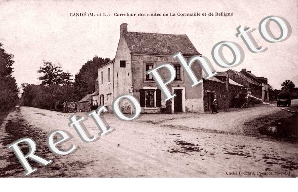 Carrefour des routes de la Cornuaille et de Belligne