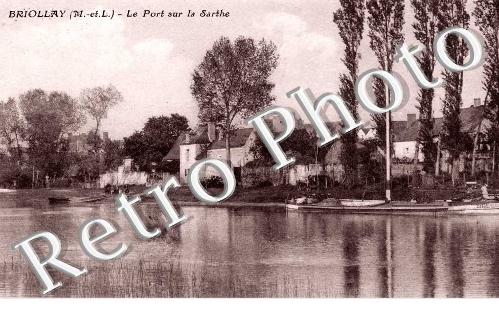Le port sur la Sarthe