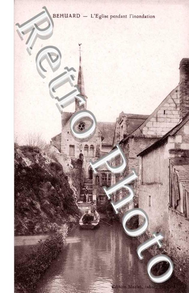 L'eglise pendant l'inondation