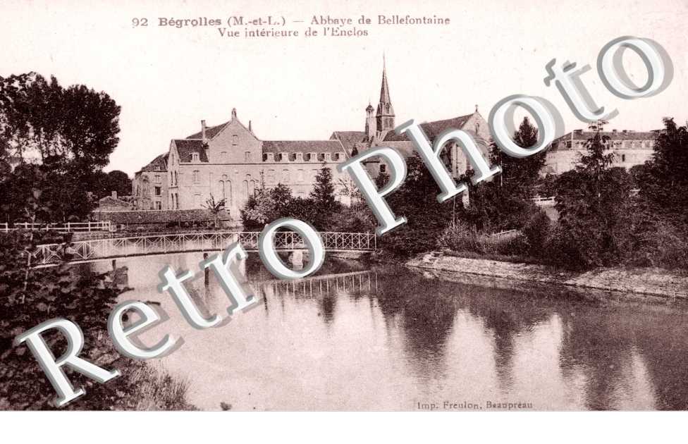 Abbaye de Bellefontaine, Vue interieure de l'Enclos