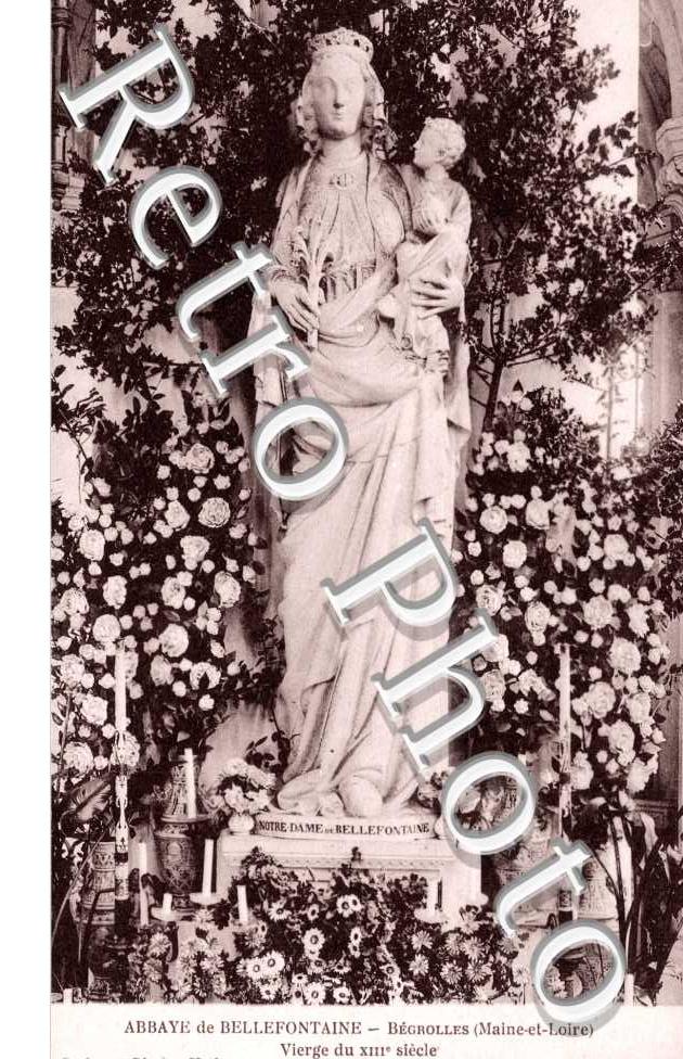 Abbaye de Bellefontaine, la Vierge