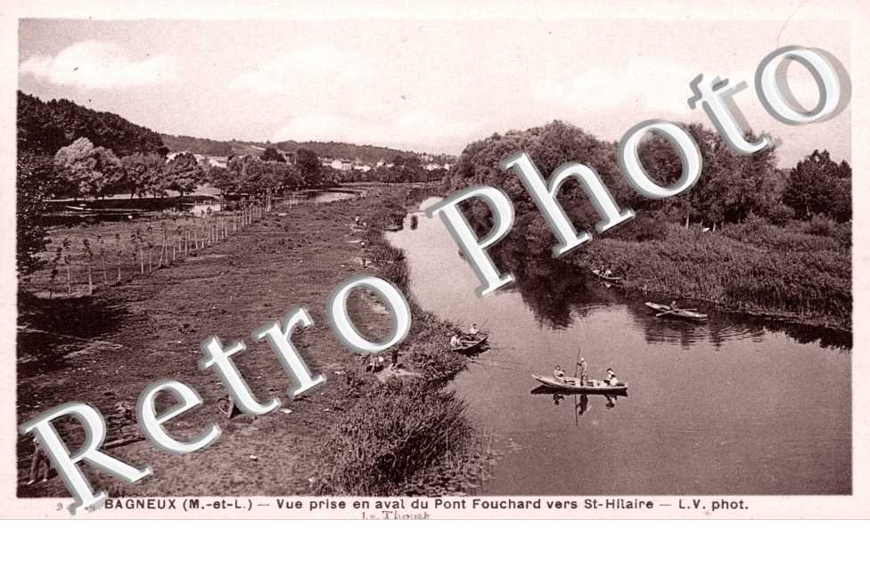 Vue en aval du Pont Fouchard