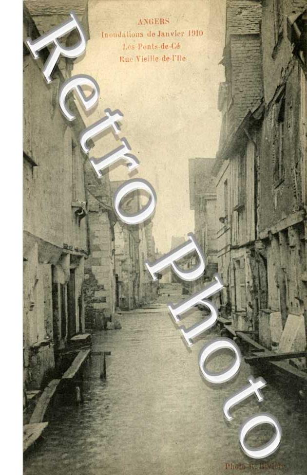 inondations de janvier 1910, rue Vieille de l'Ile