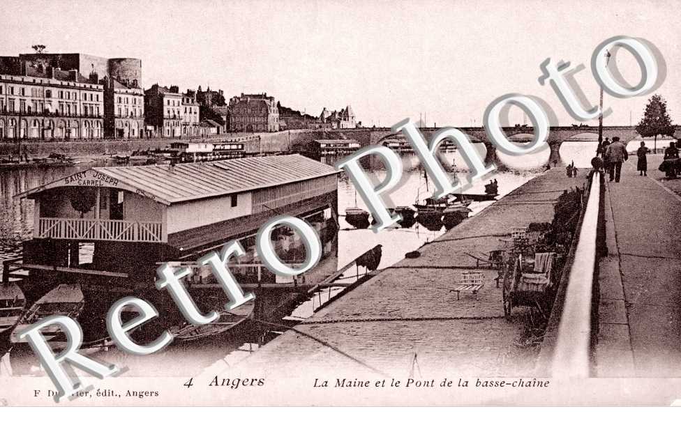 La Maine et le pont de la basse chaine