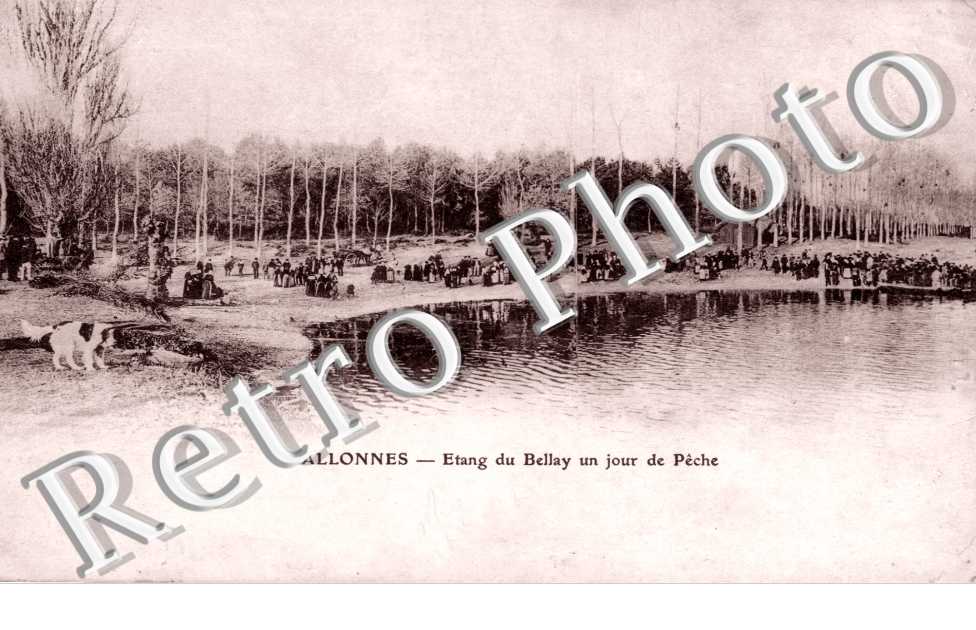 Etang du Bellay un jour de Peche