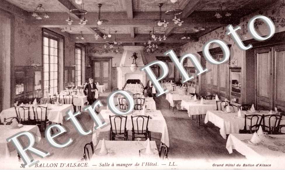 Au grand hotel du Ballon d'Alsace  Salle a manger