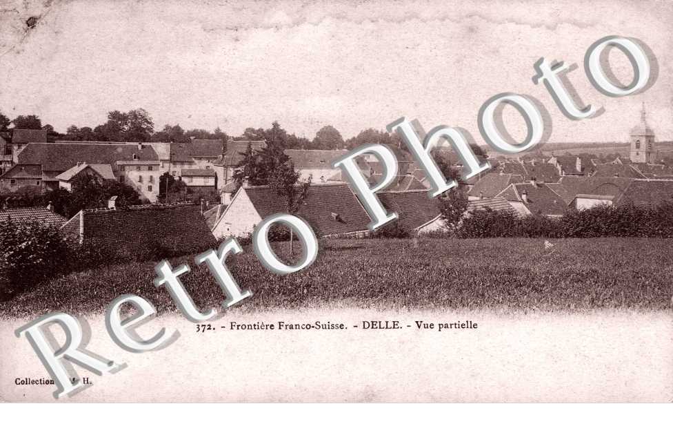 Vue partielle, Frontiere Franco-Suisse