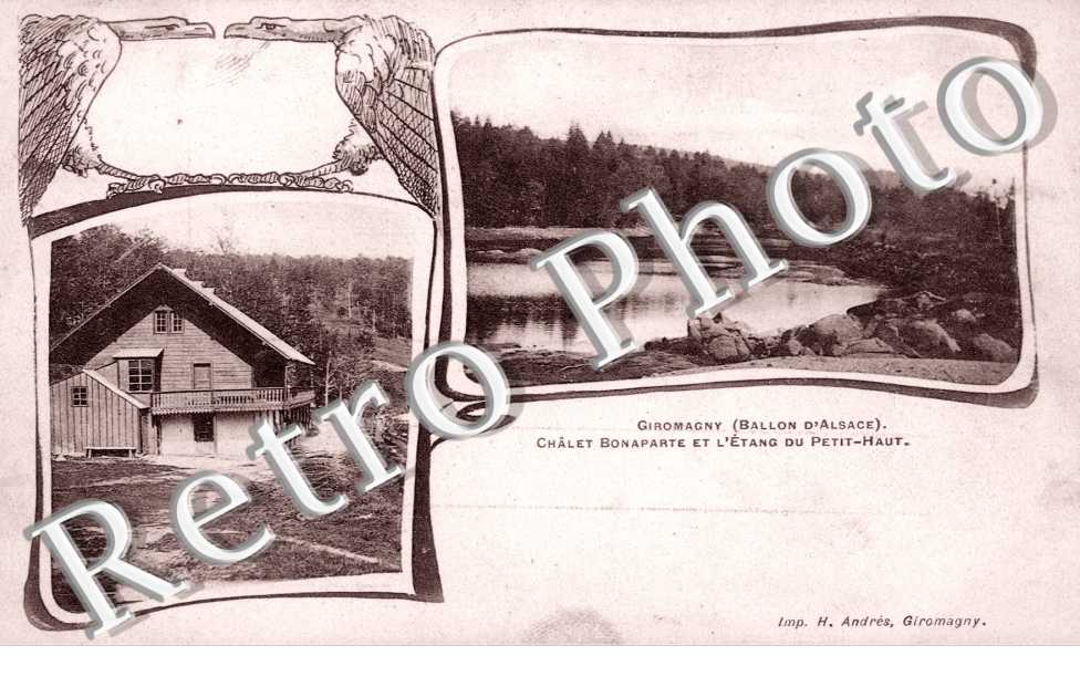 Chalet Bonaparte et l'etang du Petit Haut