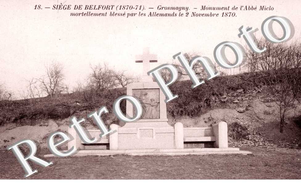 Siege de Belfort, Monument de l'Abbee Miclo
