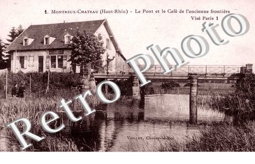 Le Pont et le Cafe de l'ancienne frontiere