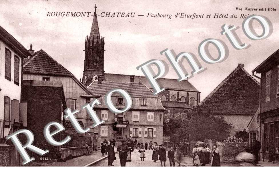Faubourg d'Etueffont et Hotel du Raisin