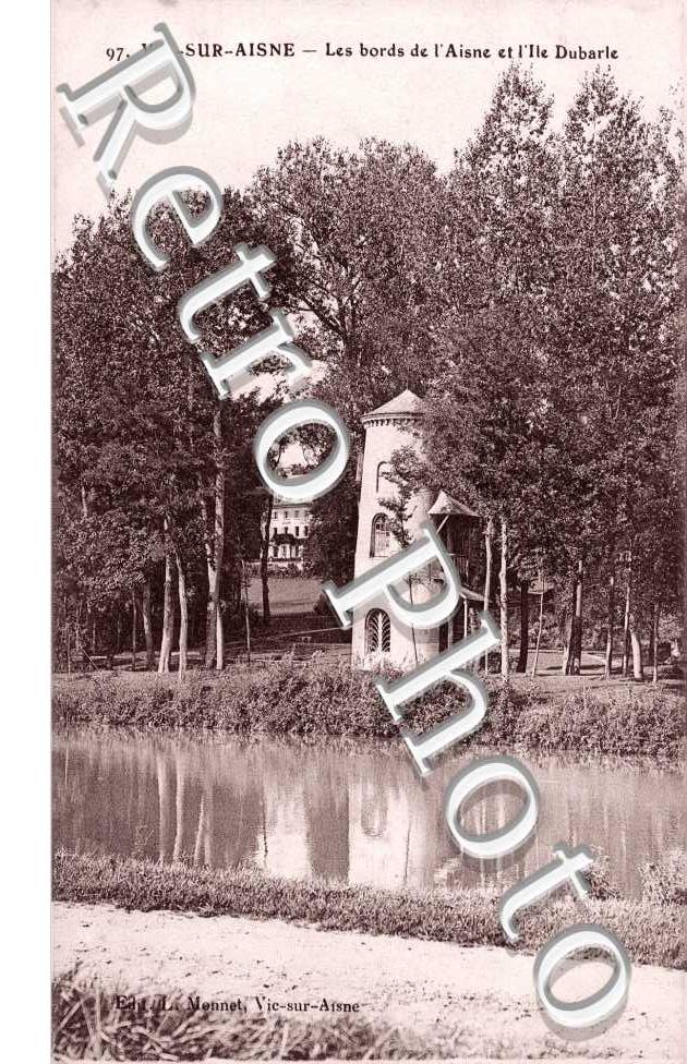 Les bords de l'Aisne et l'Ile Dubarle