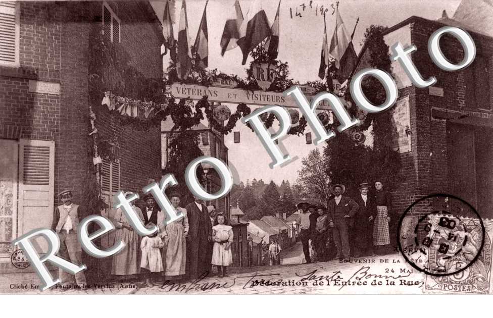 Decoration de l'entree de la rue  
