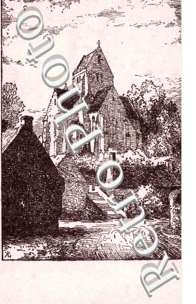 (carte style dessin de l'eglise)