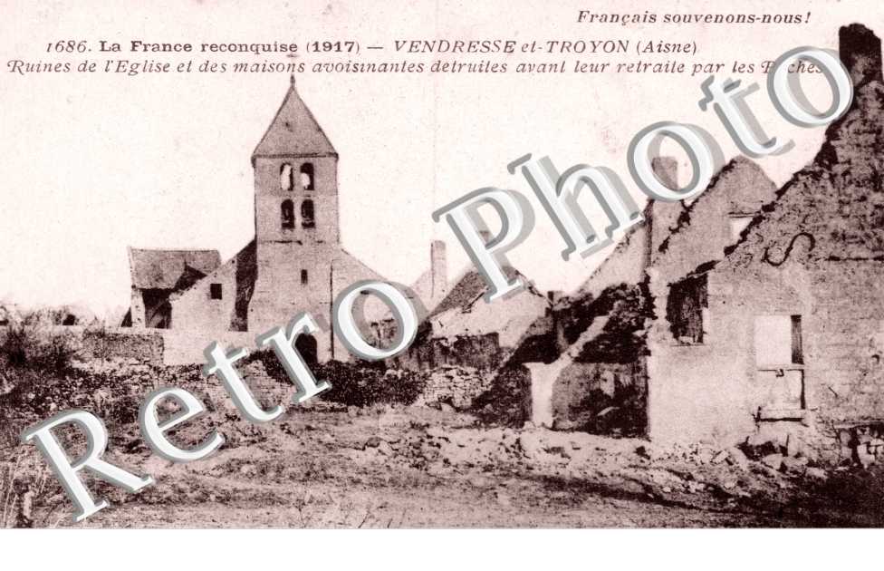 Ruines  de l'Eglise et des maisons