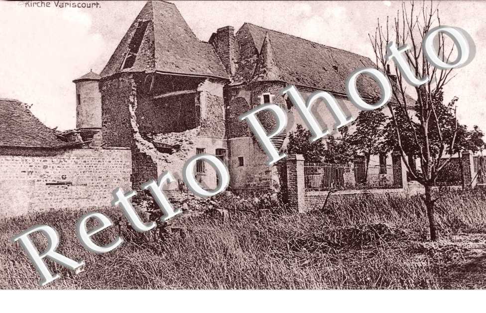 l'eglise - carte militaire allemande 1916