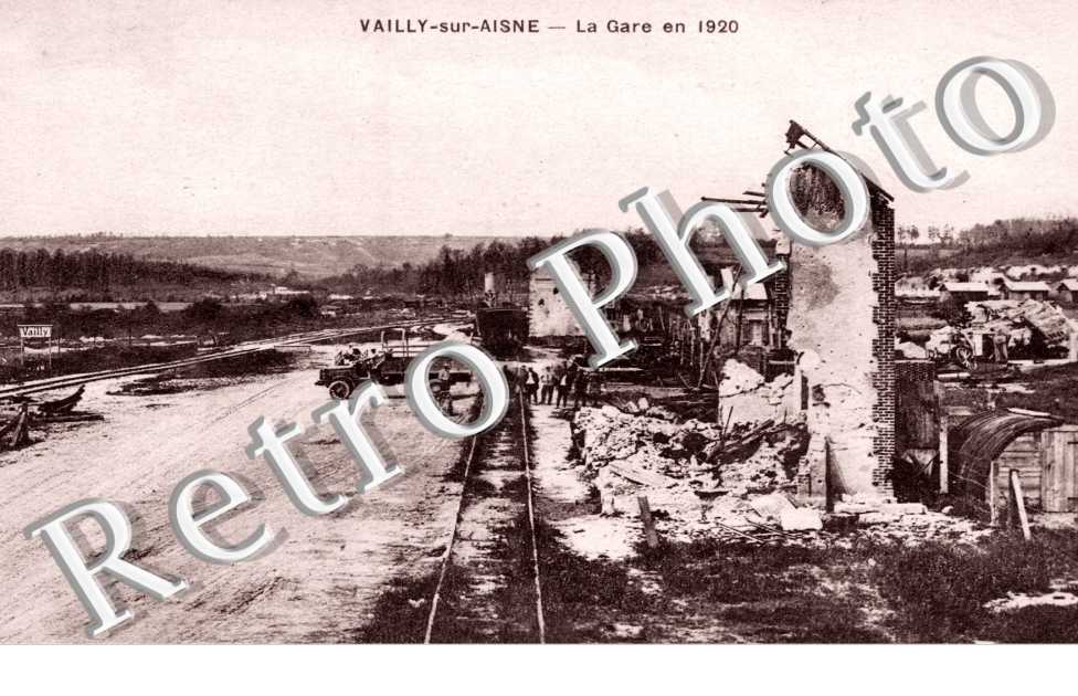 la gare en 1920