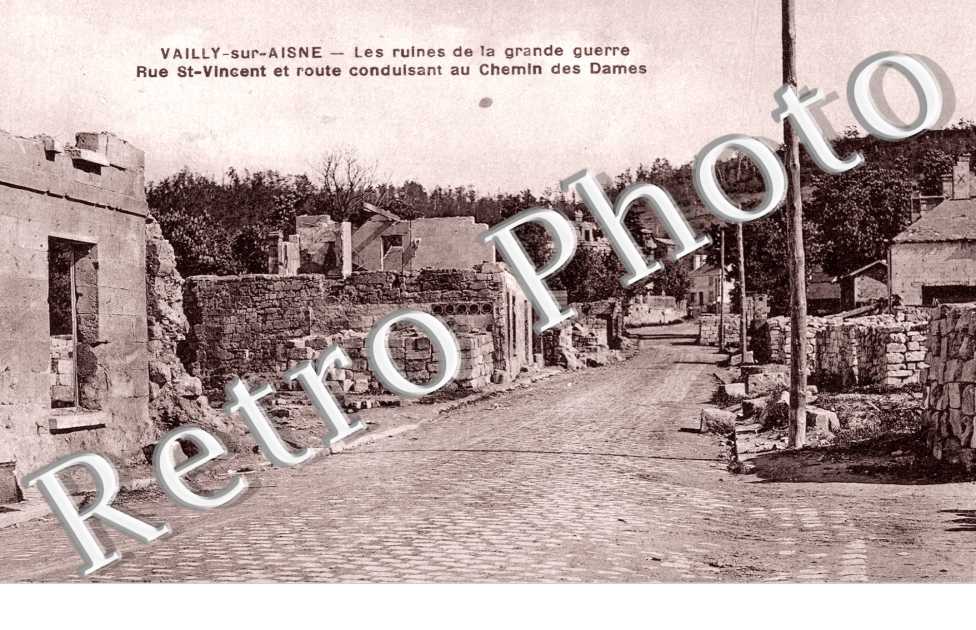 les ruines Rue Saint Vincent