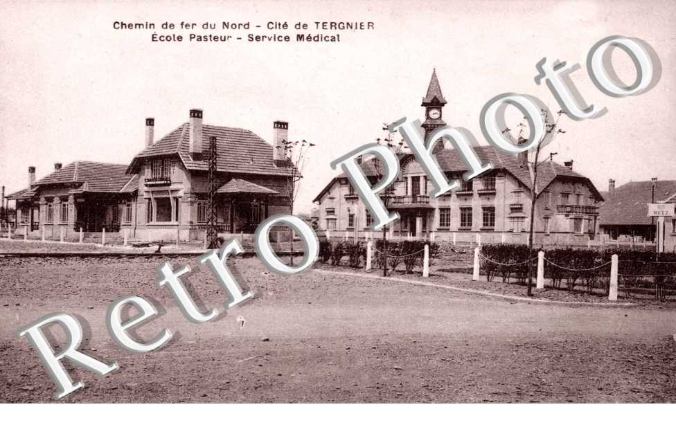 Chemin de fer du Nord  -  Cite de Tergnier  Ecole Pasteur  Service Medical