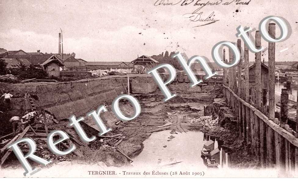 travaux des ecluses (28 aout 1903)