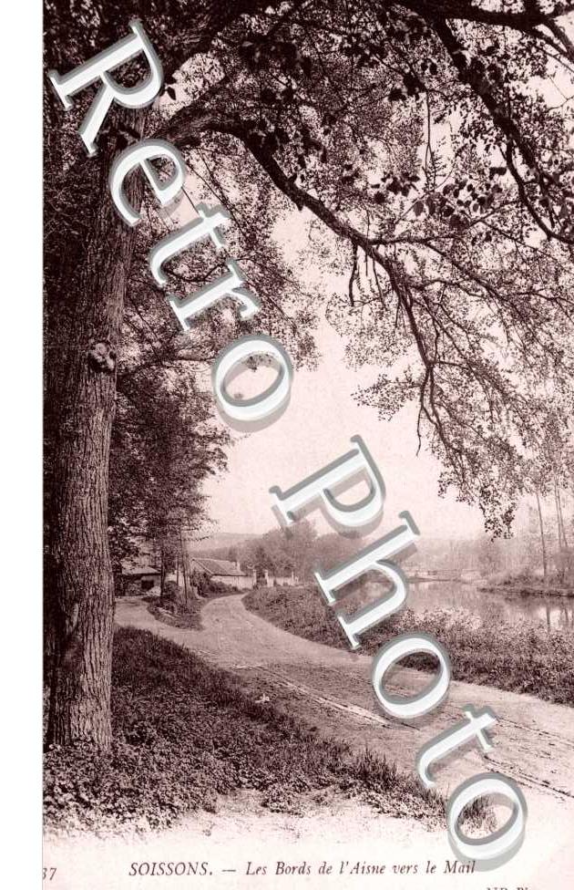 Les Bords de l'Aisne vers le Mail