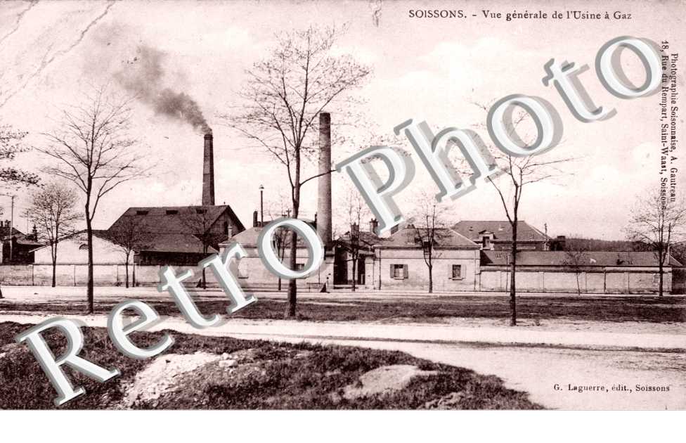 Vue generale de l'Usine a Gaz