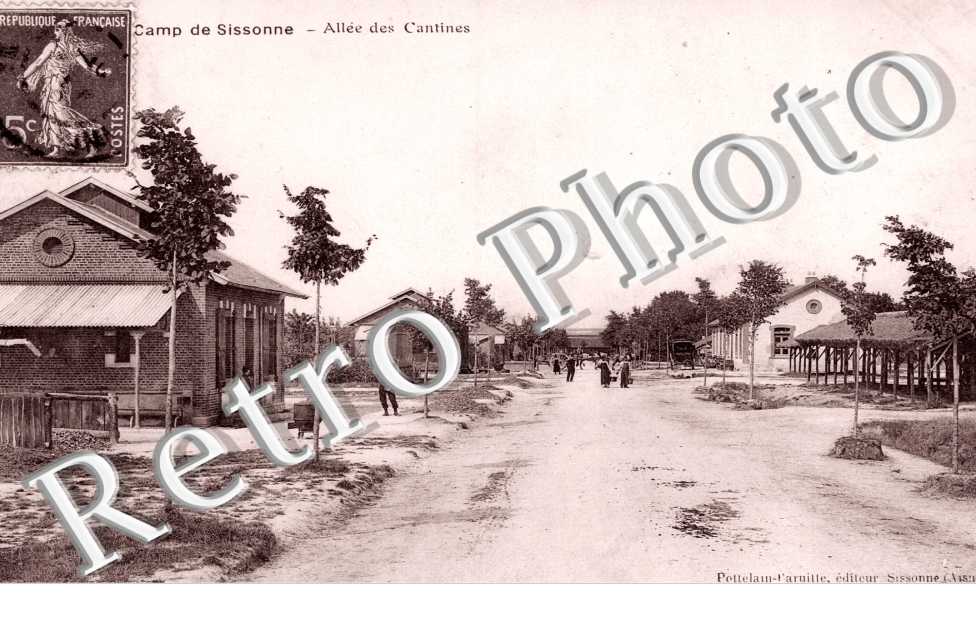 Camp de Sissonne, Allee des Cantines