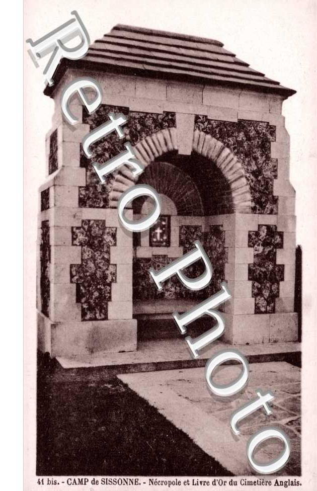 CAmp de Sissonne, necropole et Livre d'Or du Cimetiere anglais