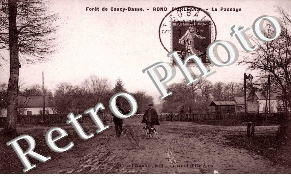 Foret de Coucy-Basse - Rond d'Orleans - le passage