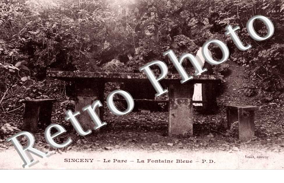 le parc -  la fontaine Bleue
