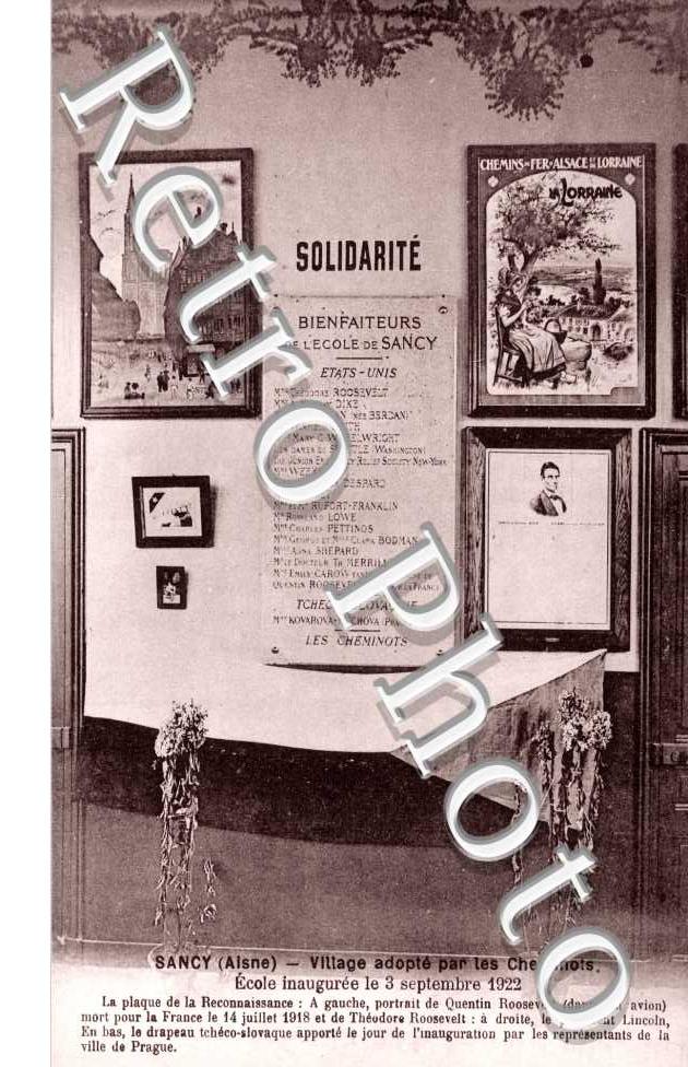 Village adopte par les cheminots - ecole