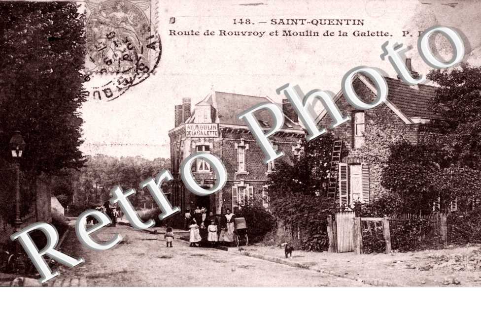 route de Rouvroy et Moulin de la Galette